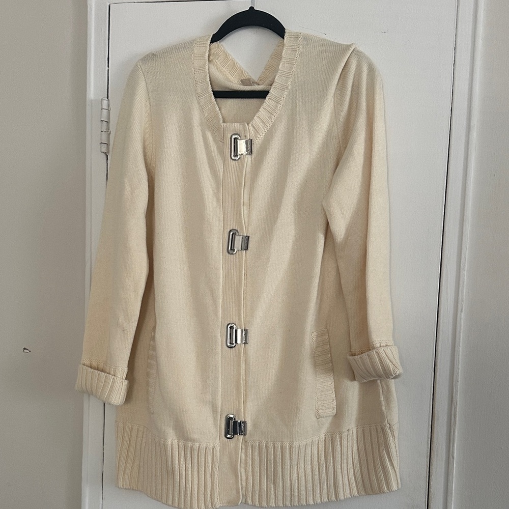 Michael Kors Cream Cardigan Sweater